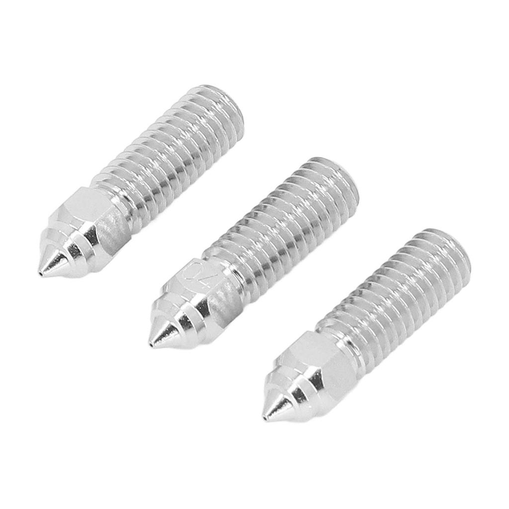 3Pcs 3D Printer Extruder Nozzle 1.75mm M6 High Speed Hotend Extruder Nozzle for Creality K1