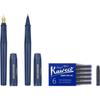 Moleskine x Kaweco Fountain Pen F Nib & Ballpoint Pen Set Blue KAWPENSETFBLUE