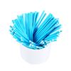 100 Pcs/Set Colorful Lollipop Sticks Cake Pop Sticks for Candy Chocolate 10cm Blue