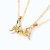 2 Pcs Couple Matching Necklace Set Pinky Promise Matching Necklaces Best Friends