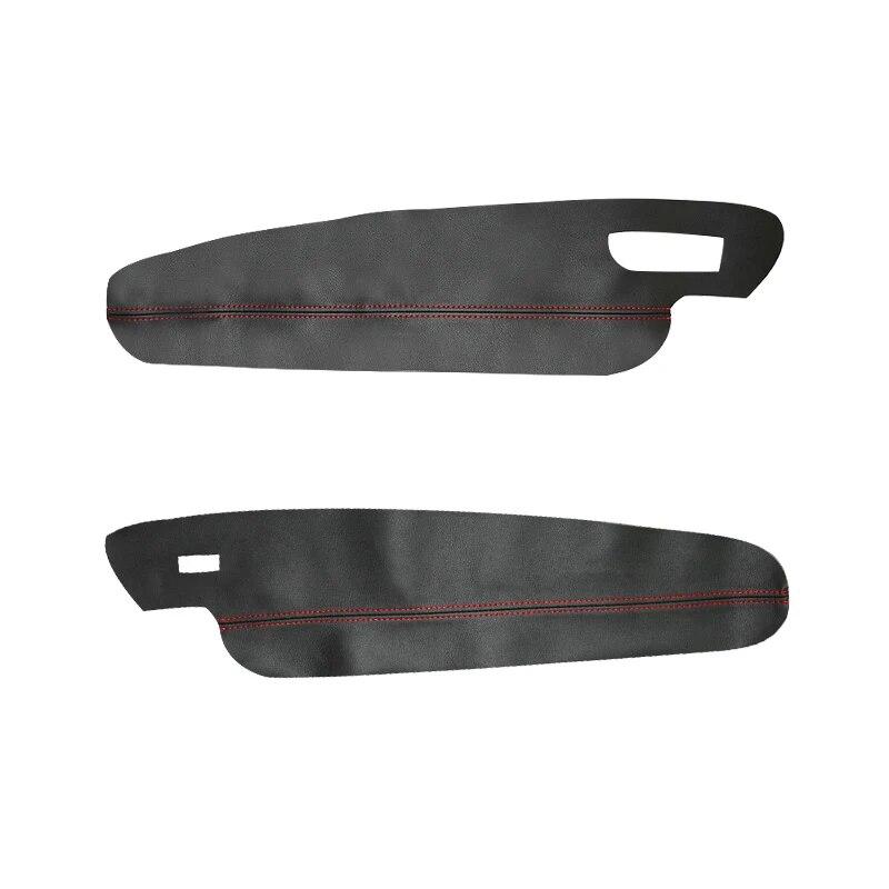 Кожаный чехол на подлокотник только для 3-дверного автомобиля для VW Golf 7 MK7 VII 2014 2015 2016 2017 2018, накладка на подлокотник внутренней двери автомобиля, накладка