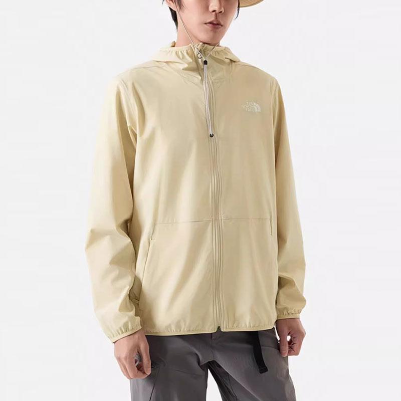 THE NORTH FACE Urban Exploration Breathable, Waterproof And Windproof Sun Protection Clothing Men's Beige Yellow NF0A7WCY-3X4