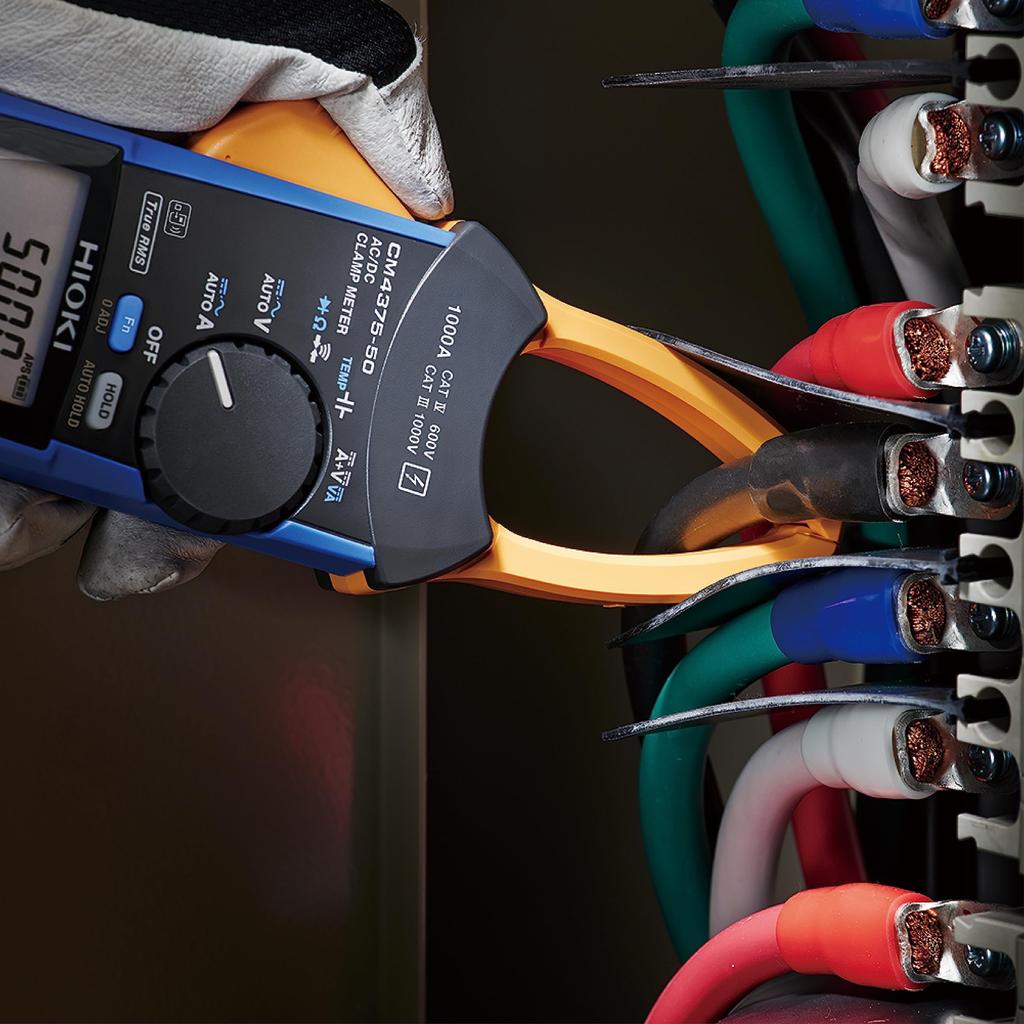 Измерительные клещи HIOKI 1000A True RMS значение Беспроводной адаптер Совместимость с Z3210 Сделано в Японии Пылезащитный Водонепроницаемый Переменный ток Постоянный ток Переменное напряжение Постоянное напряжение