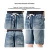Mark Fairwhale Men's Tencel Blend Casual Denim Shorts