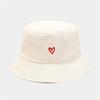 Хлопковая шляпа-ведро с вышивкой «Любовь» для отдыха на открытом воздухе и отдыха от солнца