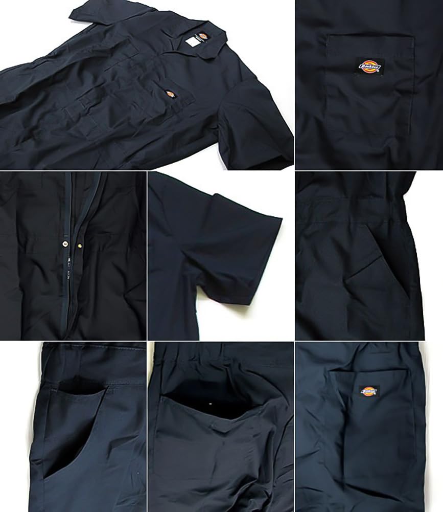 Dickies Короткий рукав Комбинезон Мужчины и Женщины 3399 33999 Хаки M Цвет Размер