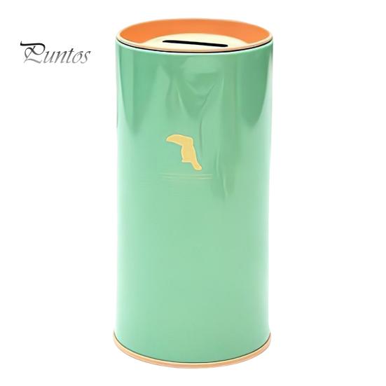 Металлическая копилка большой емкости с рисунком животных, детский цилиндрический сберегательный банк, инструмент для финансового управления