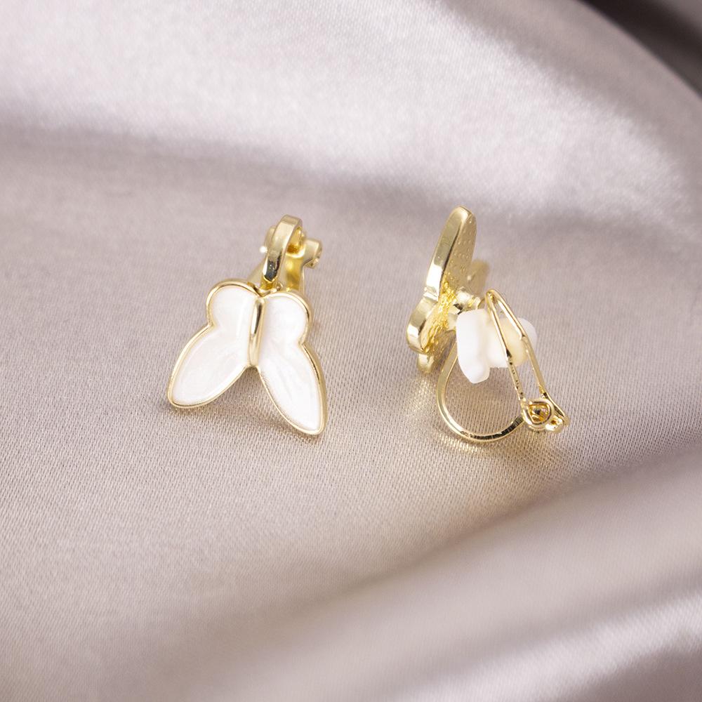 Универсальные легкие роскошные клипсы для ушей без проколов, повседневные высококачественные треугольные клипсы для ушей, универсальные женские серьги