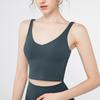 Women's Cross-Border Lulu Yoga Fitness Sports Bra - Small V-Neck Running Vest