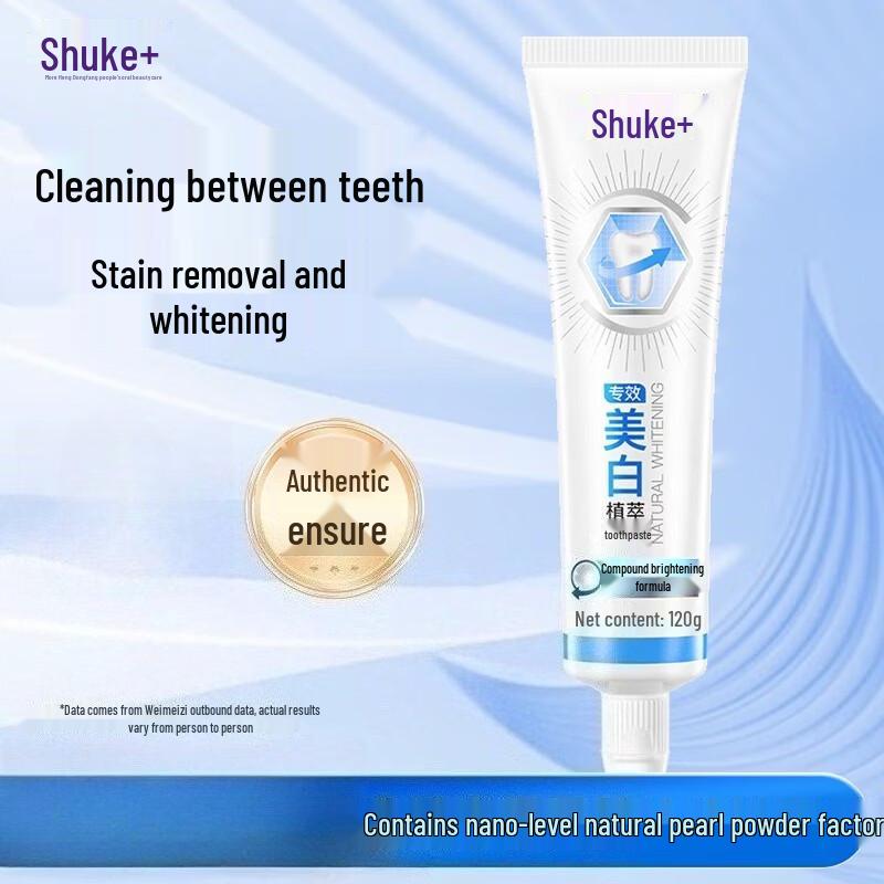 Зубная паста Shuke с отбеливающим растительным экстрактом