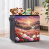 A Colorful Flower Field 5D Diamond Painting Storage Basket Full Round Drill Mosaic Diamond Embroidery Cross Stitch Kits Home Decor Home Decor