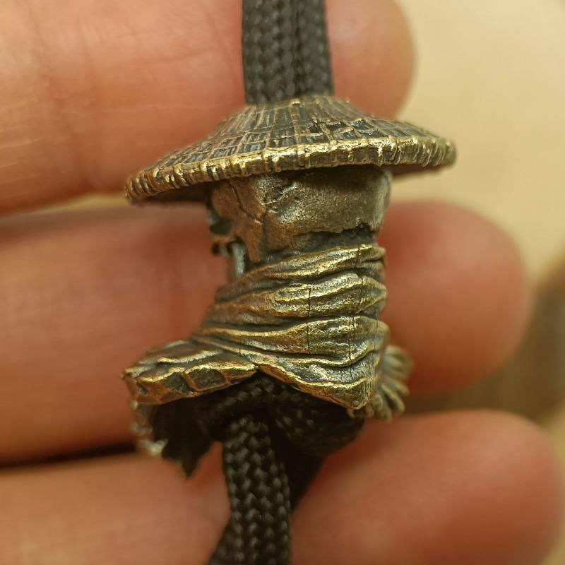 Brass Skeleton Hero DIY Keychain Car Keychain Bag Accessories Pendant Interesting Decorations