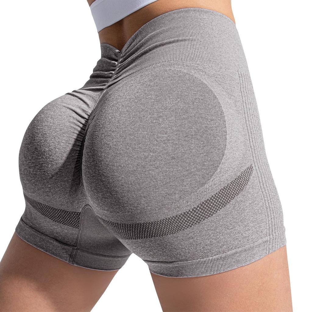 Women's High Waist Peach Lift Hip Sports Shorts Tight Yoga Shorts