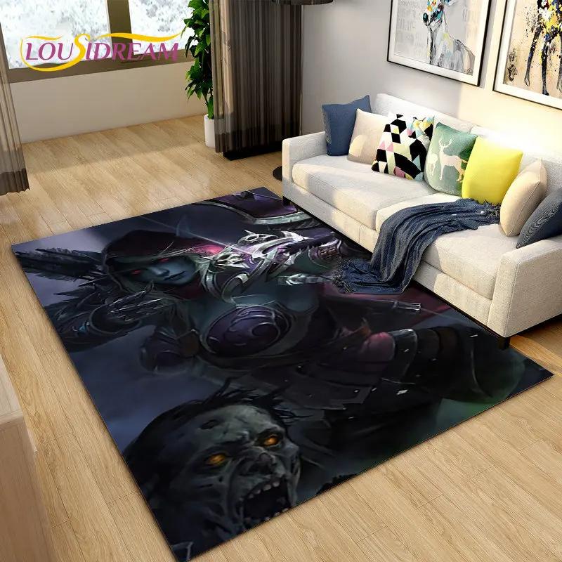 3D WOW, большой коврик для игровой зоны World of Warcraft, коврик для гостиной, спальни, дивана, коврик для украшения, детский нескользящий напольный коврик