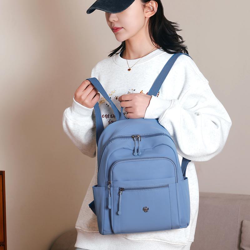 Женский рюкзак большой вместимости, школьный рюкзак, легкий нейлоновый дорожный рюкзак