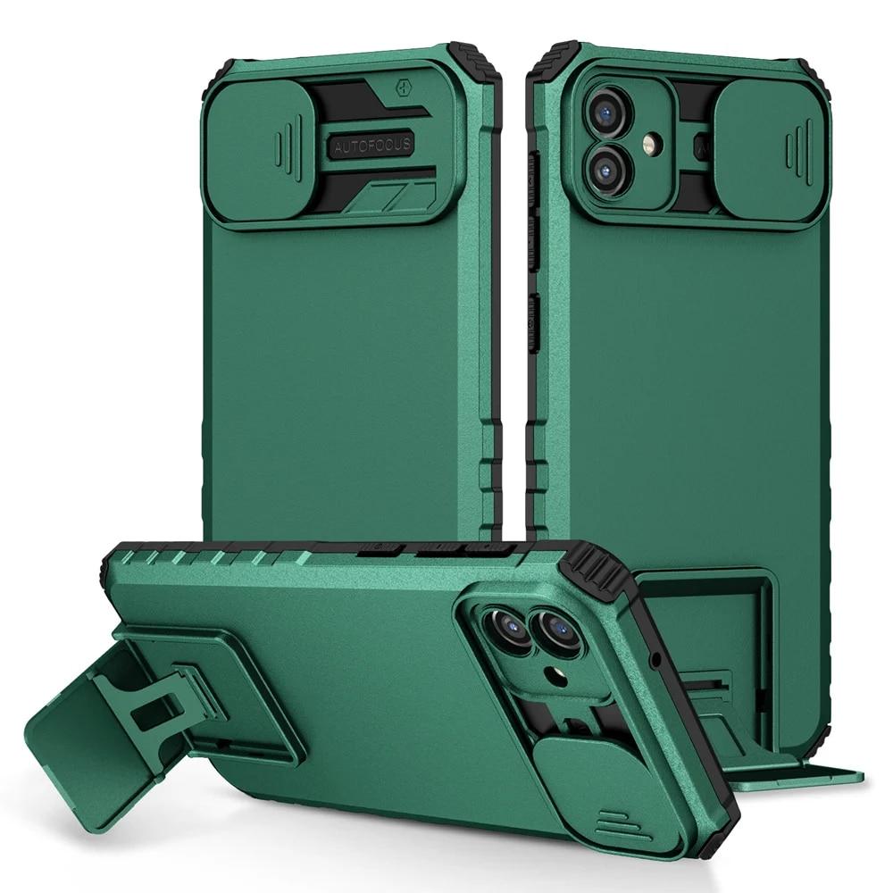 KEYSION Противоударный чехол для Samsung A05S A05 A15 A25, защита объектива слайд-камеры, задняя крышка для телефона с подставкой для Galaxy S23 FE