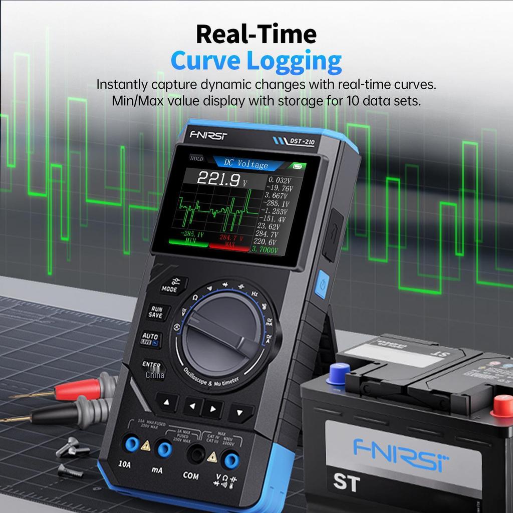 FNIRSI DST210 Oscilloscope Multimeter & Signal Generator