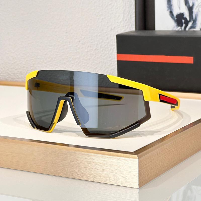 Женские модные ветрозащитные спортивные солнцезащитные очки с большой оправой - унисекс, мода 04W