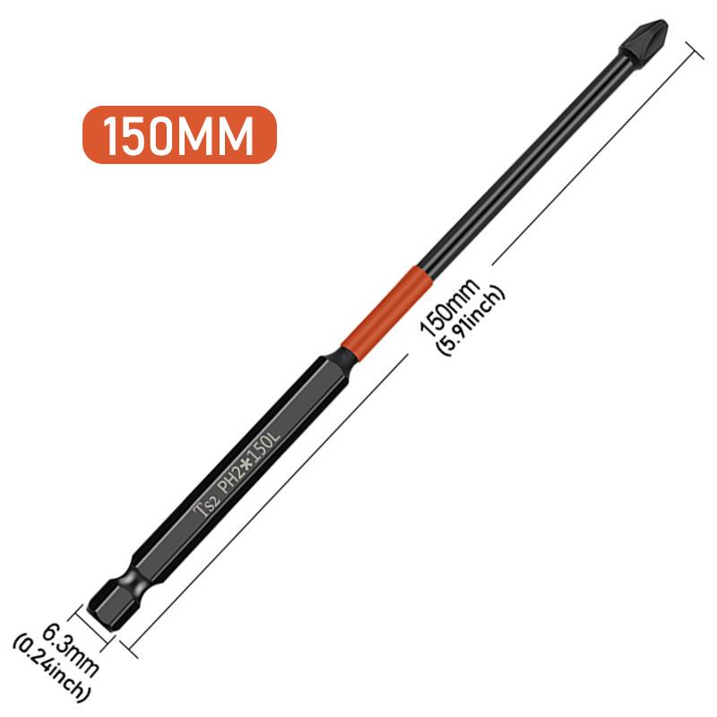 Промышленная ударопрочная электрическая отвертка с крестообразным шлицем и сильным магнитным сверлом