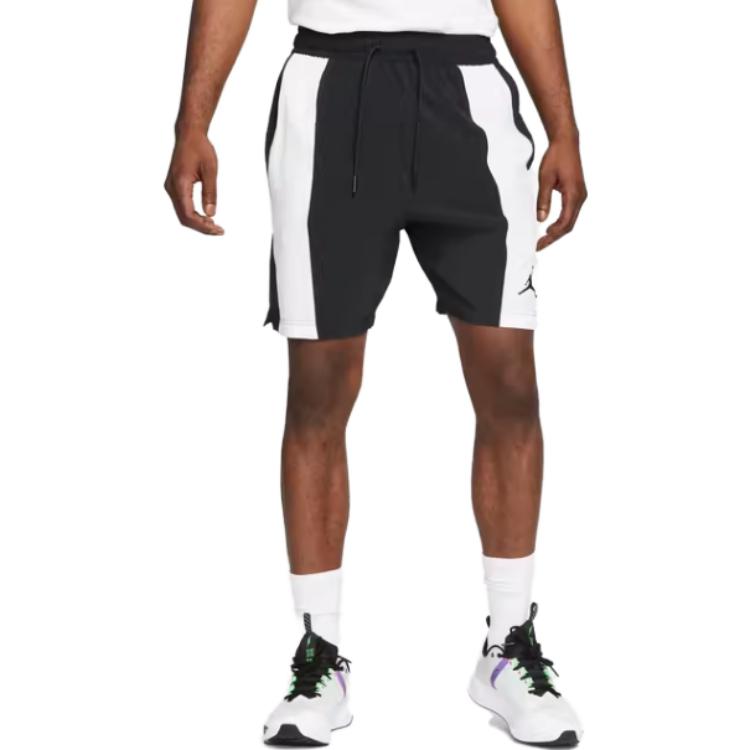 Jordan Прямые шорты для тренировок DRI-FIT на шнурке, мужские, белые, CZ4774-100