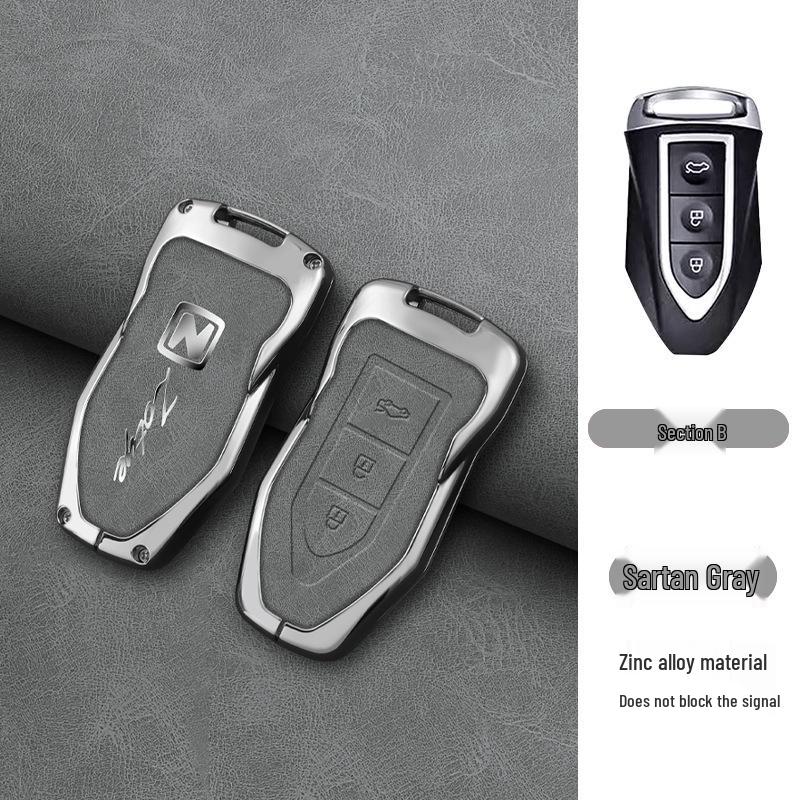 Zotye Genuine Leather Key Case for T600, T700, T300, Damaix7, X5, SR9, SR7, Z700