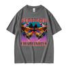 Funny Certification Rooster Processor Meme Pattern Tshirt Retro Oversized Mens Highquality Comfortable Loose Cotton Tshirt