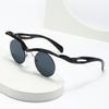 Модные круглые солнцезащитные очки, Персонализированные универсальные очки, Солнцезащитные очки, Модные солнцезащитные очки для уличной съемки и подиума