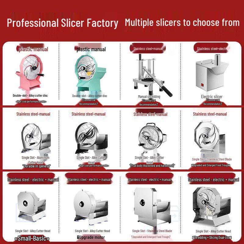 Commercial Multi-functional Stainless Steel Slicer