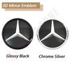 AABED1 1pcs For Mercedes Benz B/C/E/S W176 W246 W205 W212 W207 W217  W166 X166 X156 X204 Front Grille Emblem Star Badge