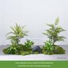 Luxury Faux Green Plant and Flower Decor - Indoor Moss and Grass Clusters for Elegant Landscaping.