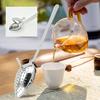Stainless Steel Tea Diffuser with Hook Fine Holes Tea Interval Filter for Loose Leaf Tea And Coffee Brewing Portable Tea Infuser for Home Travel
