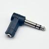Male To Female Audio Adapter Right Angle Headphone Jack Adapter  Amplifier Accessories
