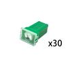 30 шт. Автомобильный предохранитель Jcase 20A 30A 40A 50A 60A Высокий/Стандартный Низкопрофильный Форма Коробки Jcase Лопастной Предохранитель для Внедорожника Прицепа Пикапа