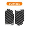 Real Carbon Fiber Door Handle Bowl Cover Trim Decals For Ford Mustang 2015-