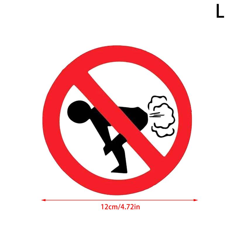 Интересный No Farting Car Sticker Funny Ass Pet Decal Car Styling Auto Decors