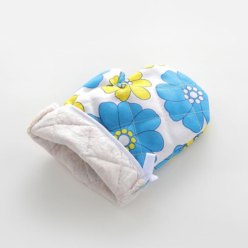 Heat Resistant Oven Gloves Kids Baking Safety Non-Slip Microwave Cooking Mitts Anti-Scald Kitchen Protection