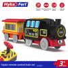Электрический маленький поезд магнитное соединение электрический трактор голова детские игрушки совместимы с различными марками деревянных рельс подарки