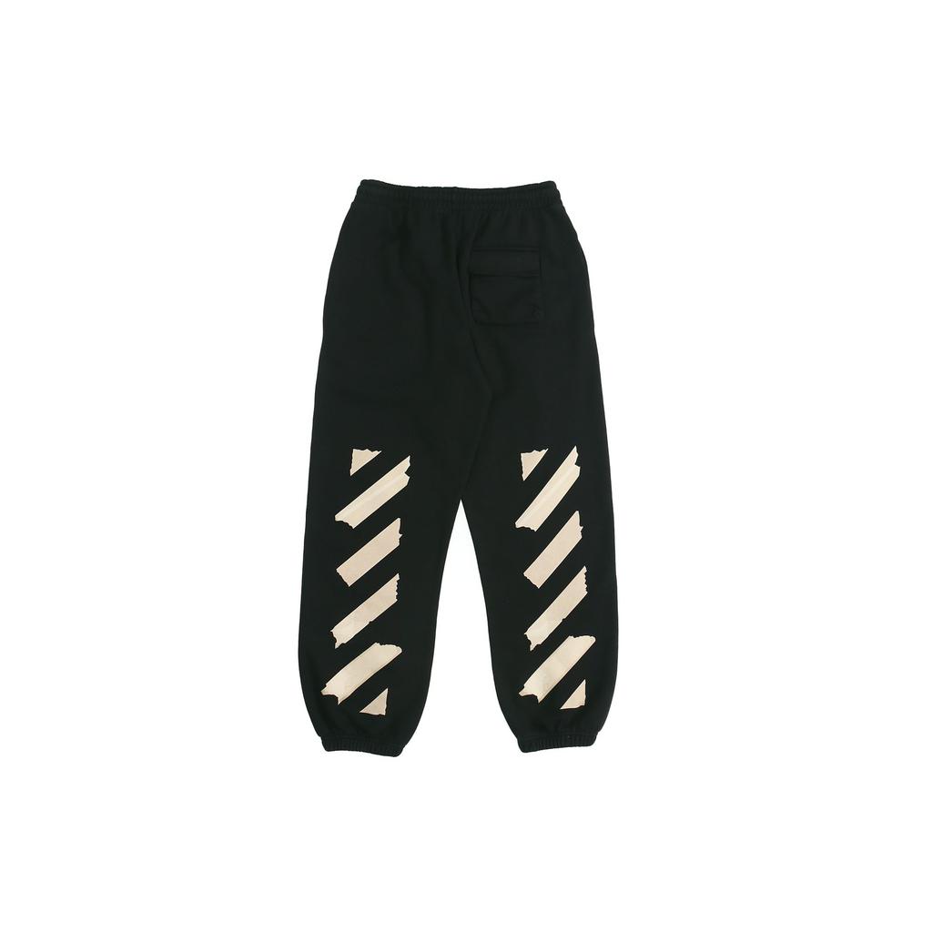 OFF WHITE Шорты-джоггеры с принтом стрелок OMCH022R20E300021048