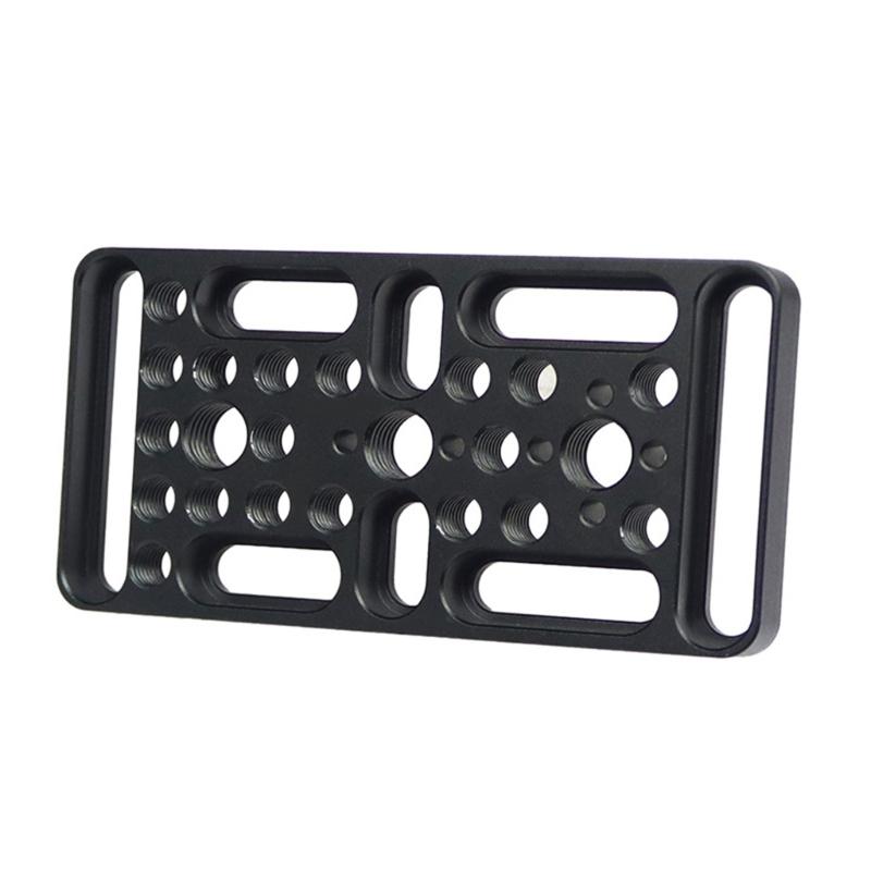1/4 3/8 Quick Release Plate Cheese Base Multiple Functional Enhances Camera Stability On Tripods