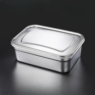 Коробка для мороженого Контейнеры для морозильной камеры из нержавеющей стали Многоразовые герметичные емкости Бытовые аксессуары для холодильника Долгосрочное хранение