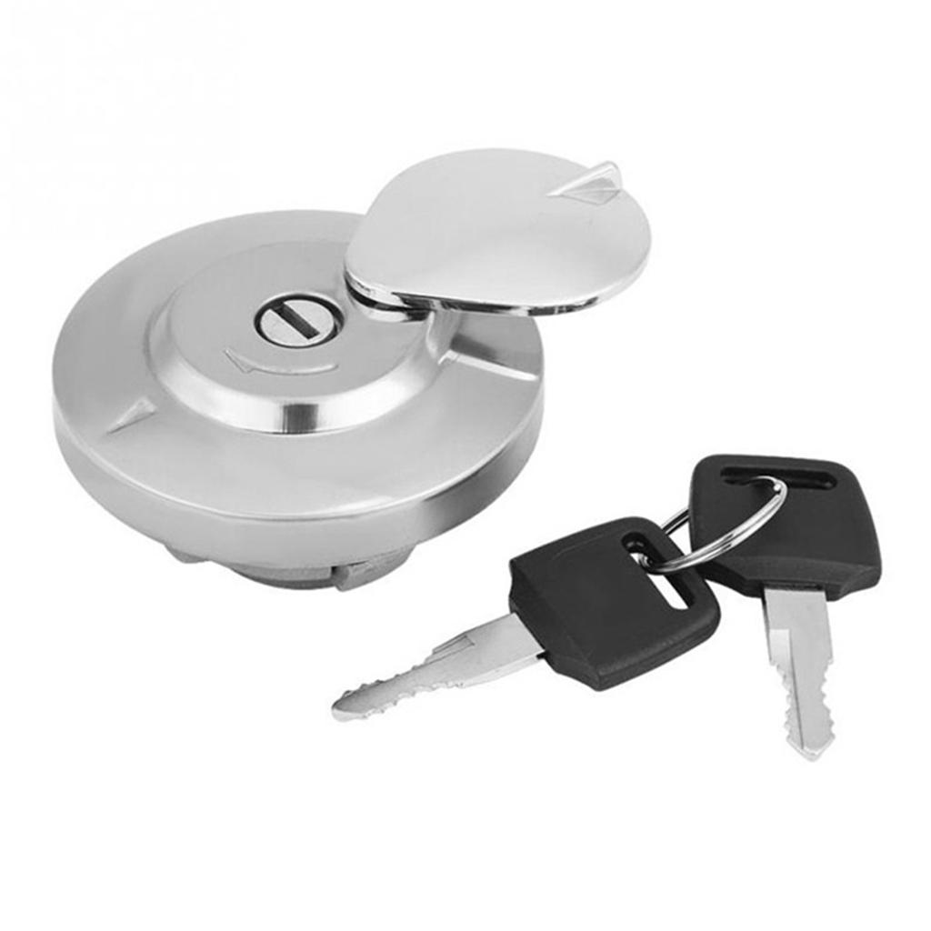 Motorcycle Aluminum Fuel Tank Cap with 2 Keys Motorbike Gas Tank Cover for Honda Magna Shadow VLX VT 600 Rebel 250