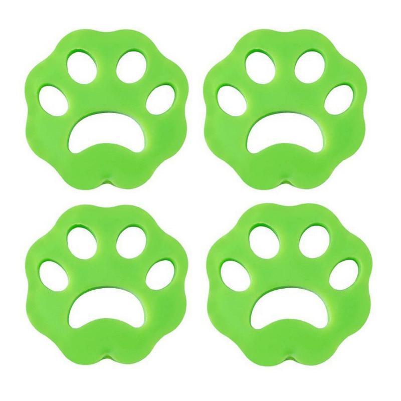 4pcs/Pack Removes Lint From Clothes Lint Dryer for Dogs and Cats Laundry Accessories Eco-friendly Reusable Washing Machine Pet Hair Trap Trap Remover