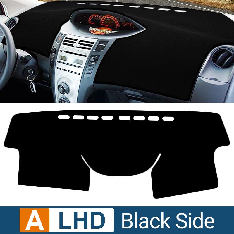 Для Toyota Yaris Vitz 2006 2007 2008 2009 2010 2011 Крышка приборной панели автомобиля Защита от света Солнцезащитный козырек Коврики с защитой от ультрафиолета Нескользящие коврики