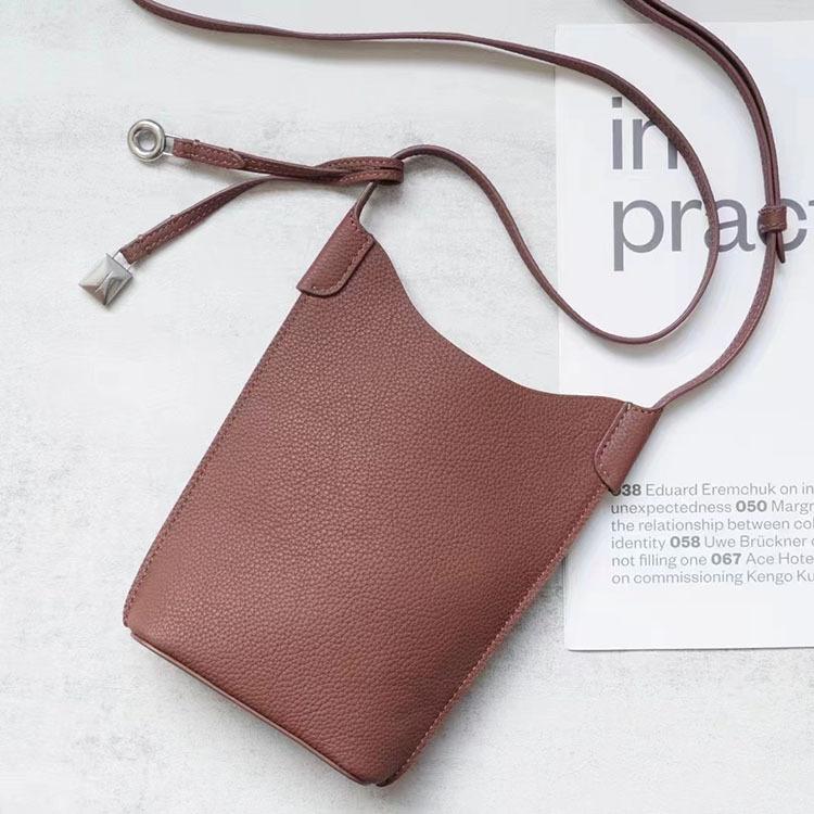 High End +New Mobile Phone Bag With Genuine Leather Top Layer And Cowhide Casual Commuting Versatile Fashion Single Shoulder Crossbody Bag