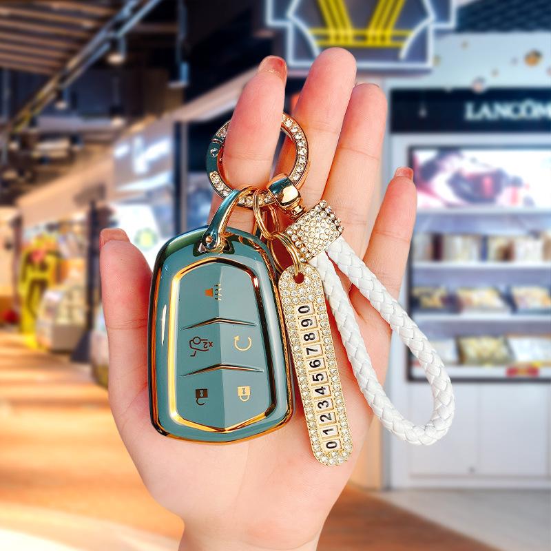 Premium Key Cover for 2022 Cadillac XT5/XT4/CT6/ATSL/XTS