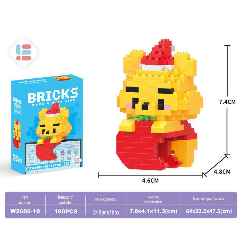 Строительные блоки из алмазных частиц «Китайский маджонг» Guochao — детский образовательный набор