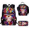 Kids Cartoon Backpack Set Elementary School Students With Lunch Bag Pencil Case - Lightweight Ergonomic Oxford Fabric