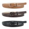 Contemporary And Sleek Pu Leather Womens Belt With Stylish Pin Buckle For Outfit Any