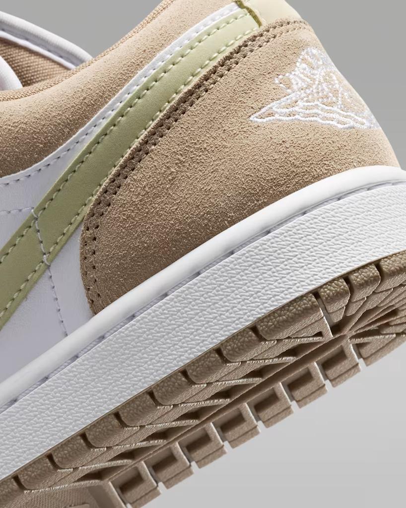 DC0774-204 Nike Air Jordan 1 Low Хаки/Оливковый Аура (Женский)
