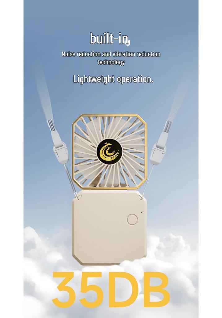 Portable USB Rechargeable Handheld & Desktop Mini Fan - Foldable & Multifunctional
